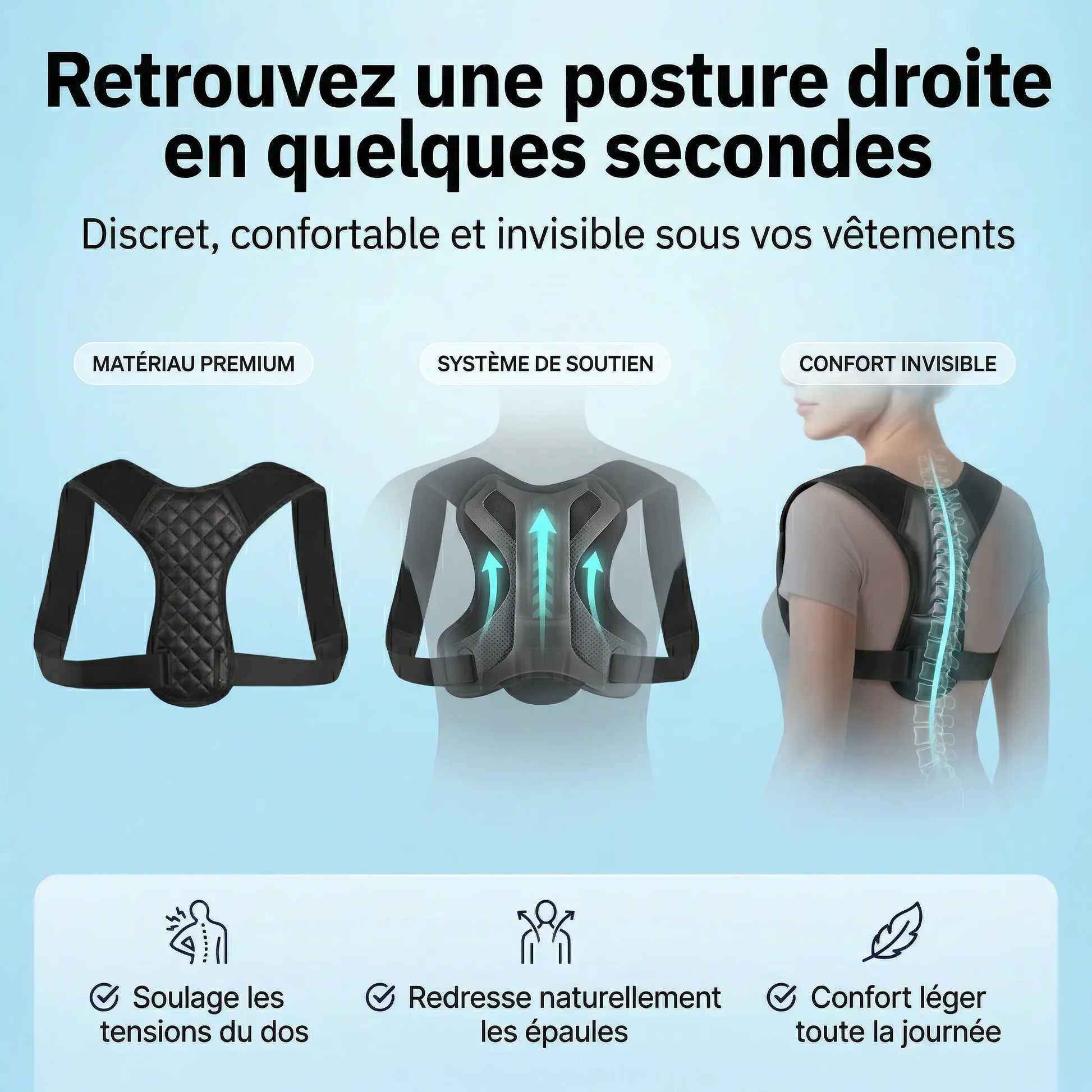 Correcteur de posture invisible - Silhouette & Confiance - MAISON GUIBAL Maison Guibal